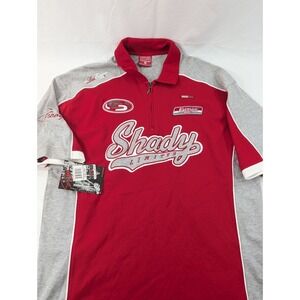 NWT Vtg Y2K Shady Limited Pullover 1/4 Zip 2XL Hip Hop Eminem Rap Music Script